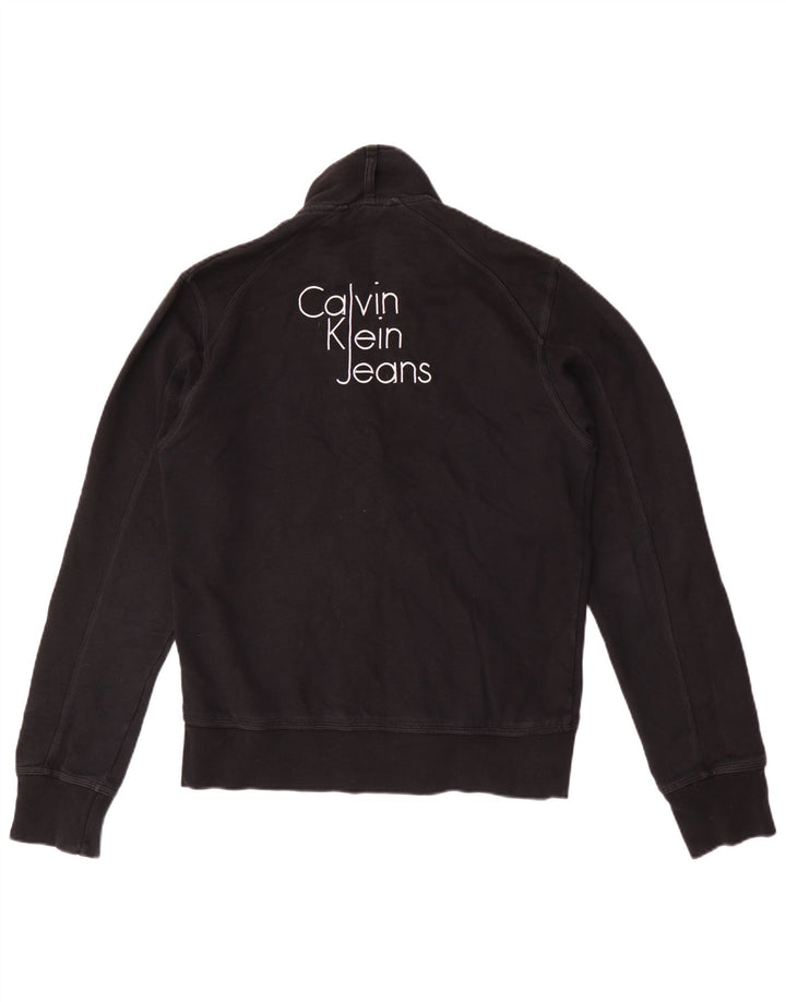 Giacca da ginnastica grafica da uomo Calvin Klein Jeans grande nera