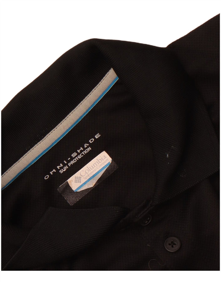 Polo Omni-Shade da uomo COLUMBIA grande nera
