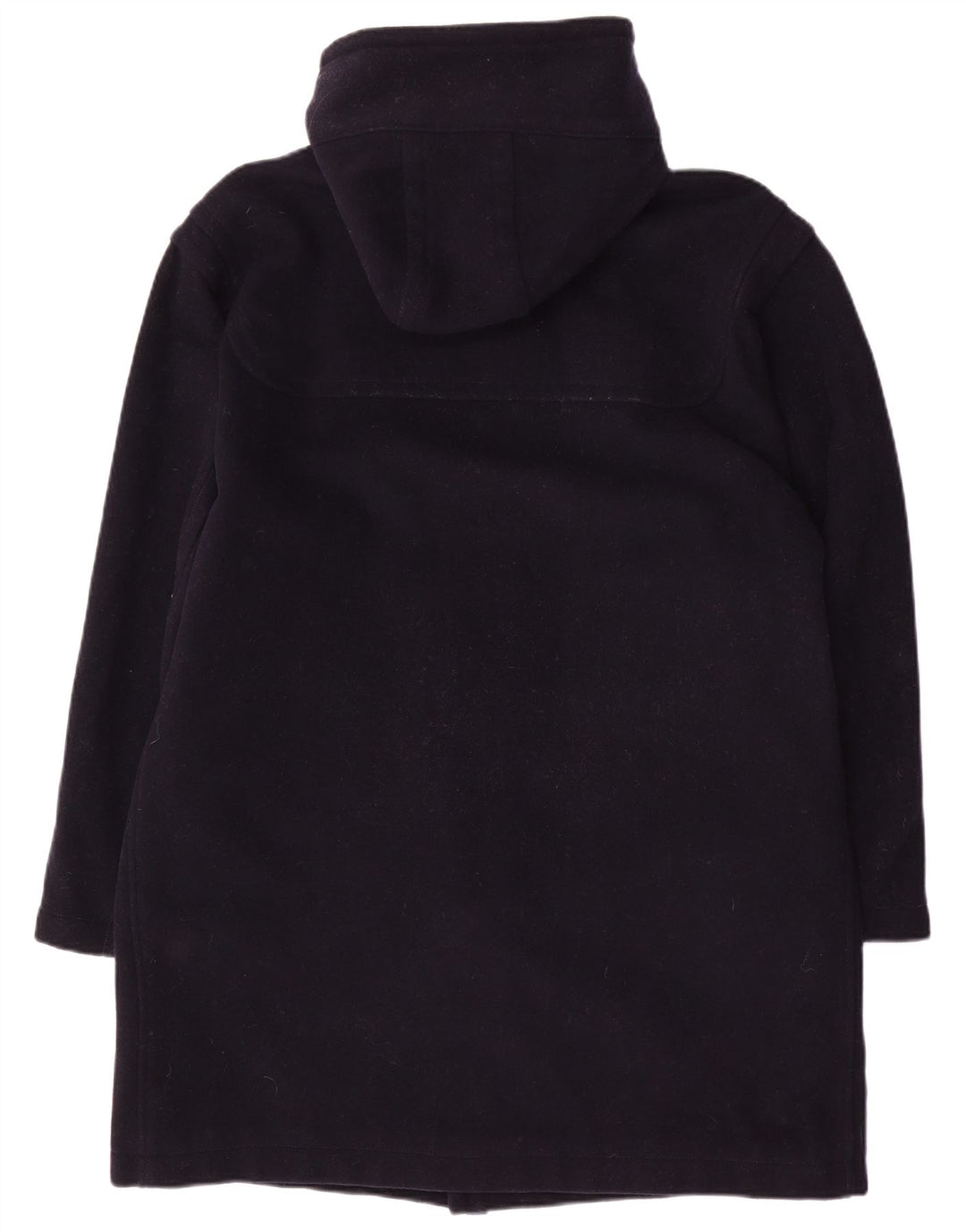 Montgomery con cappuccio dall'eleganza rilassata da uomo Sisley UK 36 Small Lana blu navy