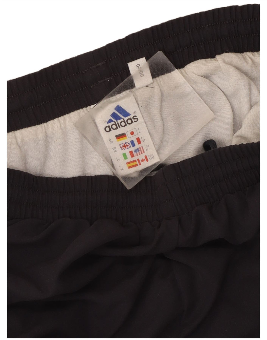 Pantaloni da tuta da donna Adidas UK 10 Small Blu Navy Poliestere