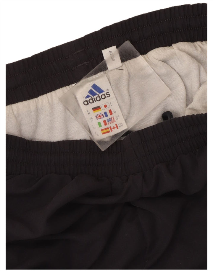 Pantaloni da tuta da donna Adidas UK 10 Small Blu Navy Poliestere