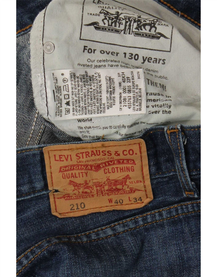 Levi's Uomo 210 Jeans dritti W40 L30 Cotone Blu
