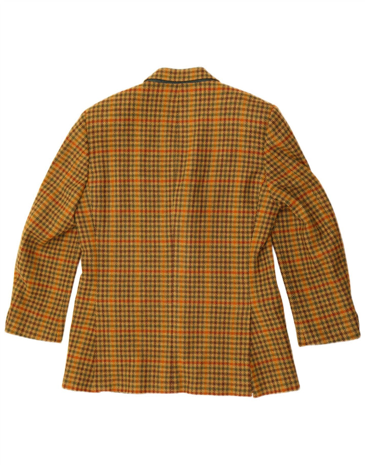 Giacca Blazer da Uomo a 3 Bottoni Alberto Aspesi IT 50 Large Pied De Poule Giallo