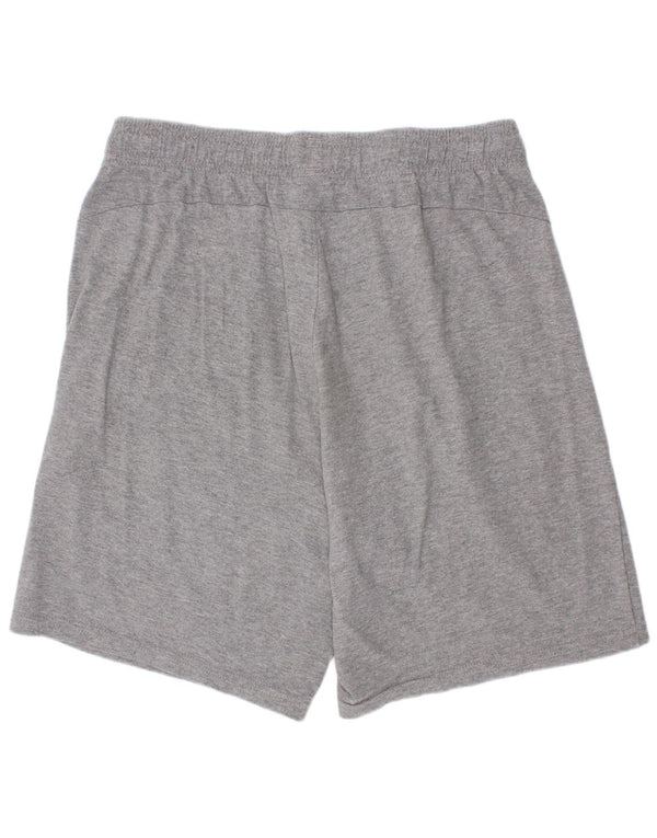 Pantaloncini sportivi con grafica Puma da bambino 13-14 anni in cotone grigio screziato