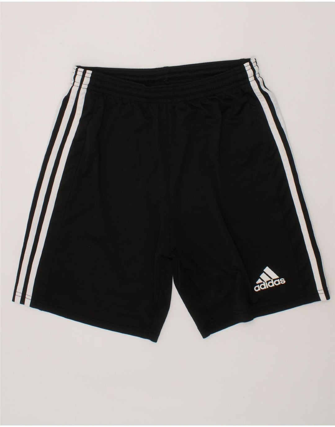 ADIDAS Boys Sport Shorts 14-15 Years  Black Polyester Vintage Adidas and Second-Hand Adidas from Messina Hembry 