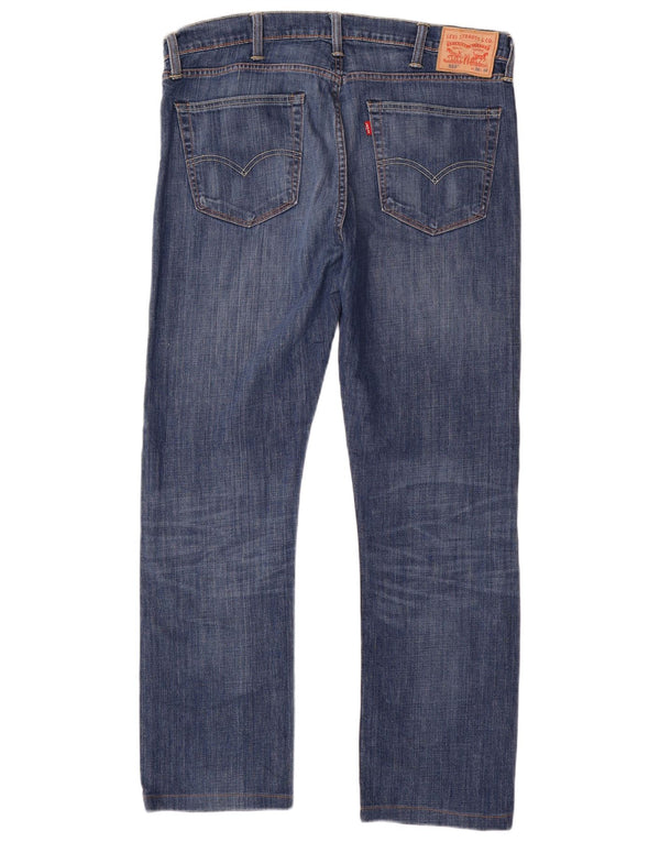 Levi's Uomo 513 Jeans dritti slim W38 L31 Cotone blu
