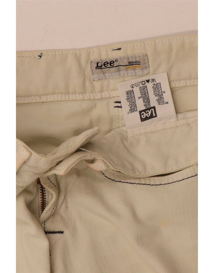 Jeans Lee Amy Slim da donna W27 L33 in cotone bianco sporco