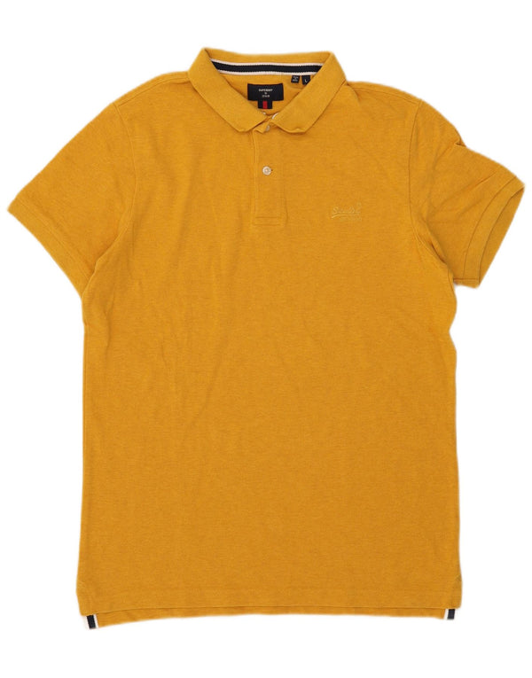 Polo da uomo Superdry grande gialla