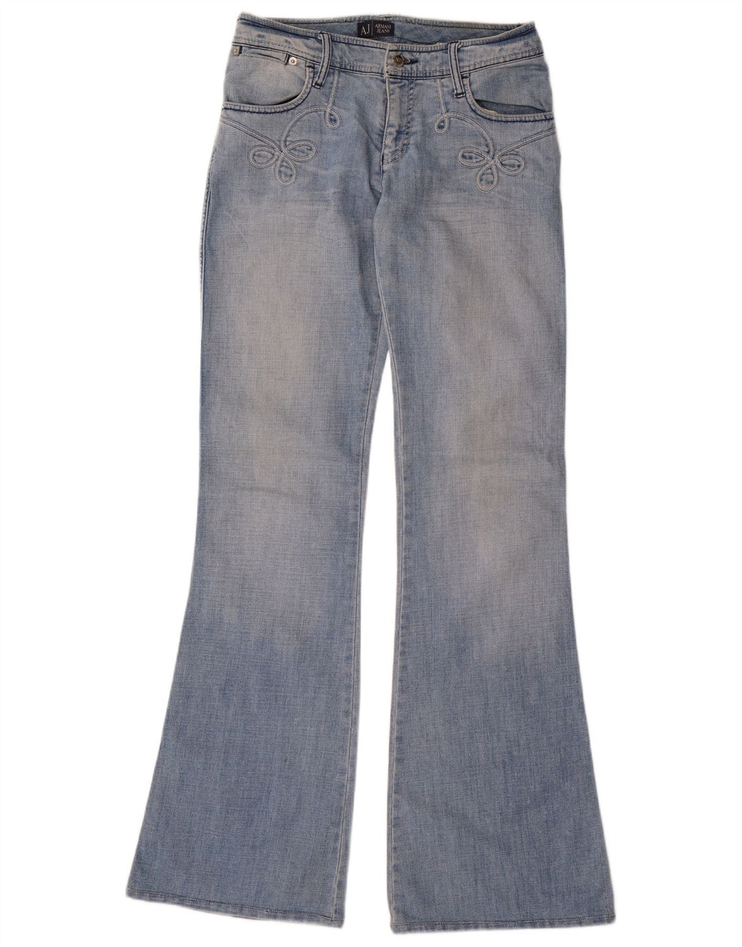 Jeans svasati da donna Armani W29 L35 Blu