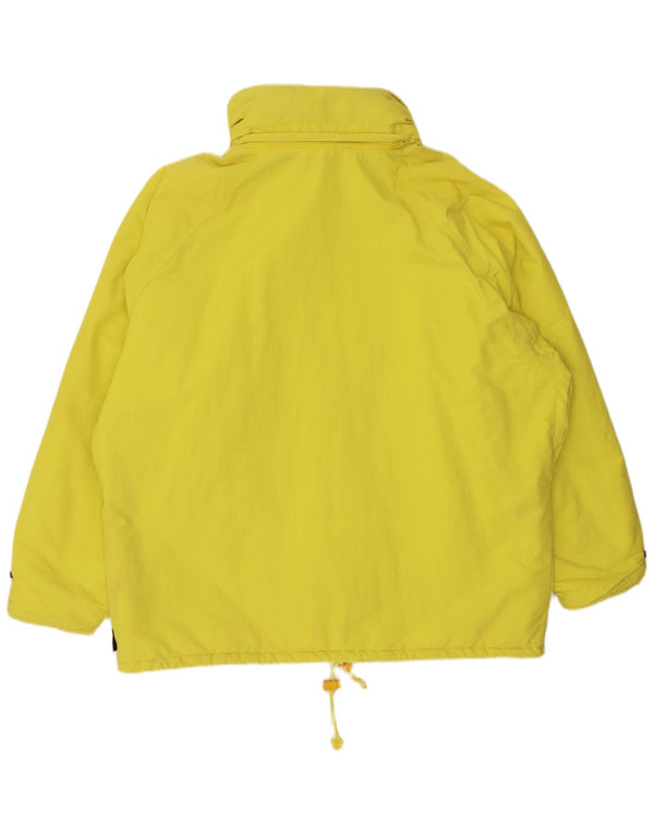SERGIO TACCHINI Giacca da sci con cappuccio grafica da uomo IT 54 2XL Cotone giallo