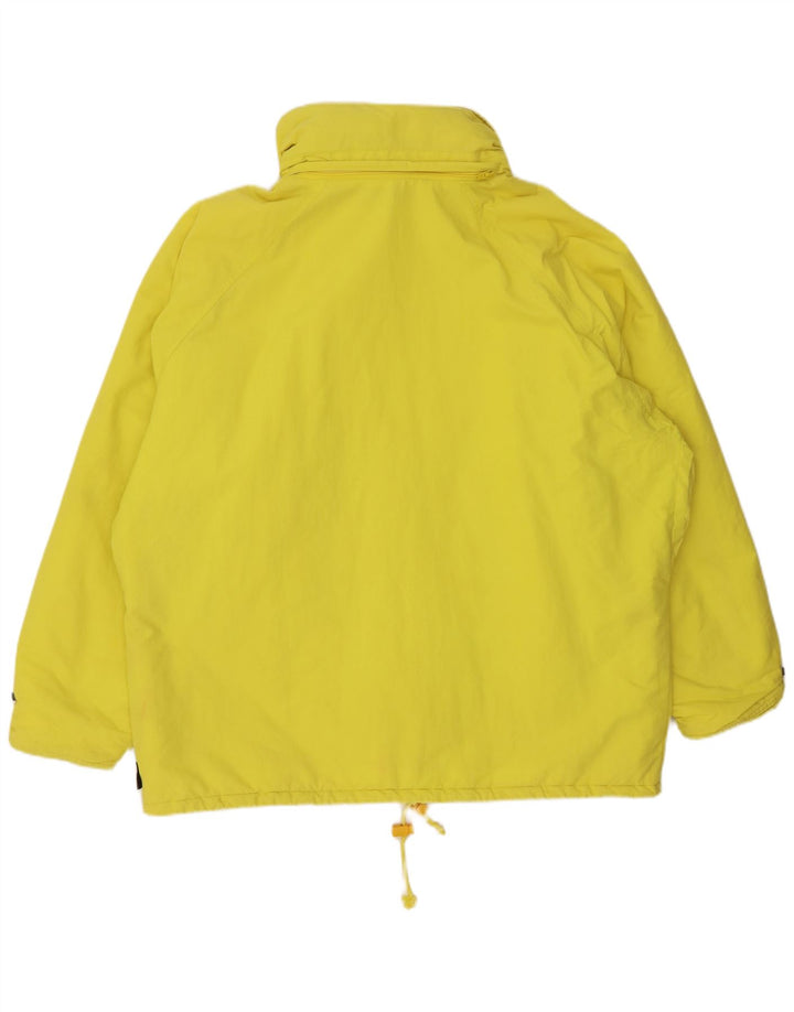 SERGIO TACCHINI Giacca da sci con cappuccio grafica da uomo IT 54 2XL Cotone giallo