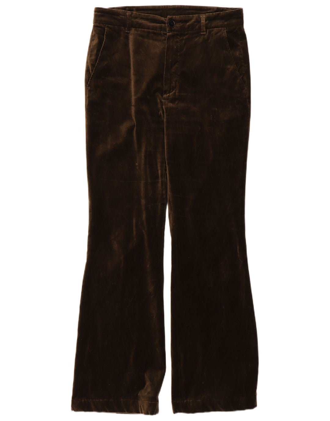 Pantaloni chino bootcut da donna Massimo Dutti EU 38 Small W28 L30 Marrone