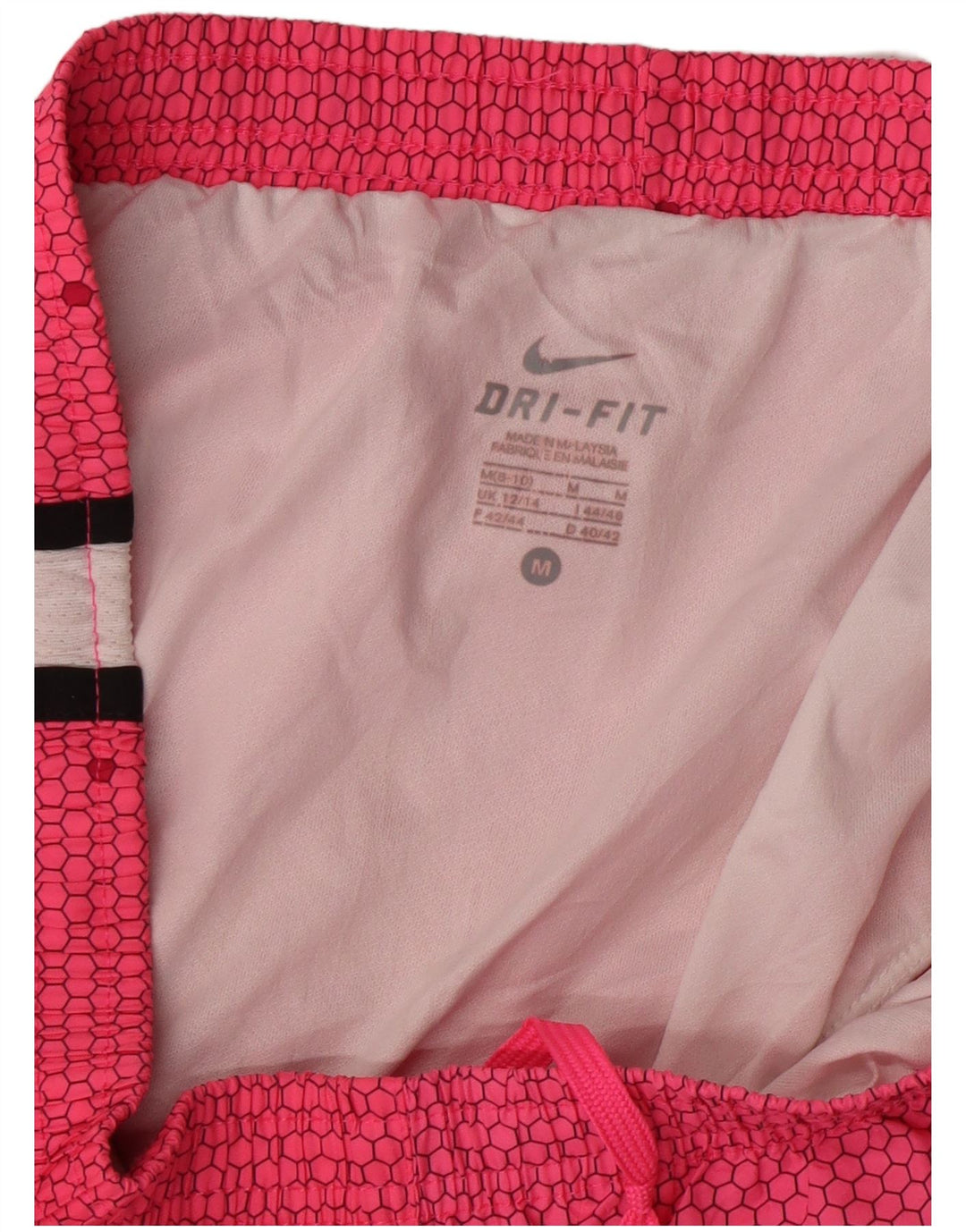 Pantaloncini sportivi NIKE Dri Fit da donna UK 12/14 Colore rosa medio