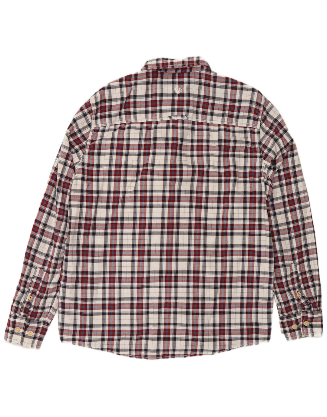 Camicia in flanella da uomo Fat Face, cotone a quadri rossi grandi