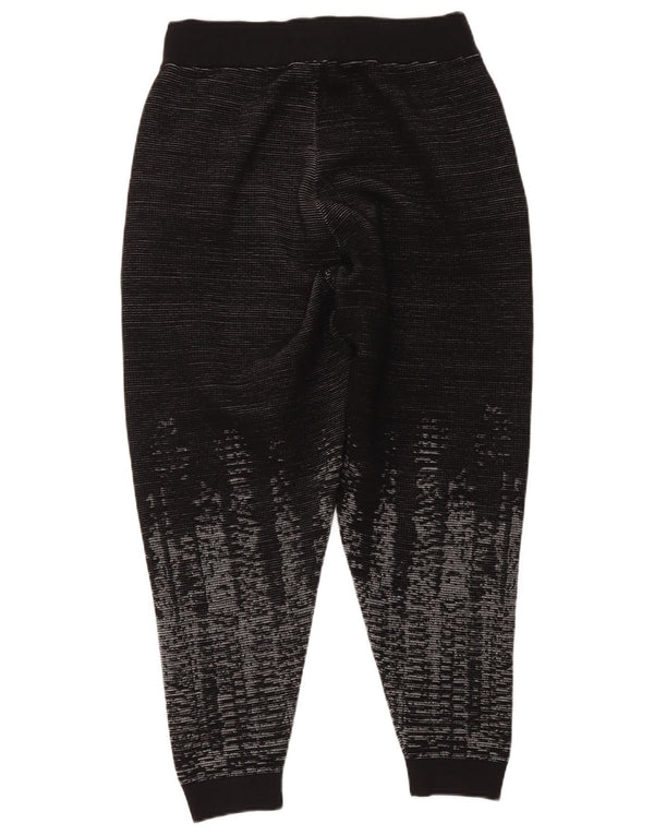 Pantaloni da tuta da uomo Adidas Joggers Medium Black Geometric Wool