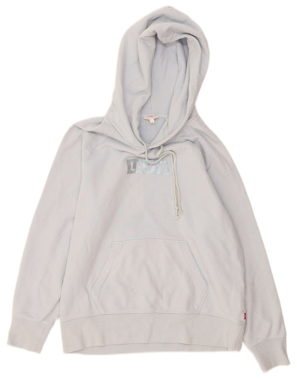 Maglione con cappuccio grafico da uomo Levi's piccolo in cotone blu