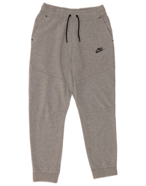 Pantaloni da tuta da ragazzo Nike Joggers 12-13 anni Large in cotone chiazzato grigio