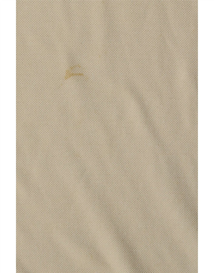 Polo da uomo Fred Perry grande in cotone bianco sporco