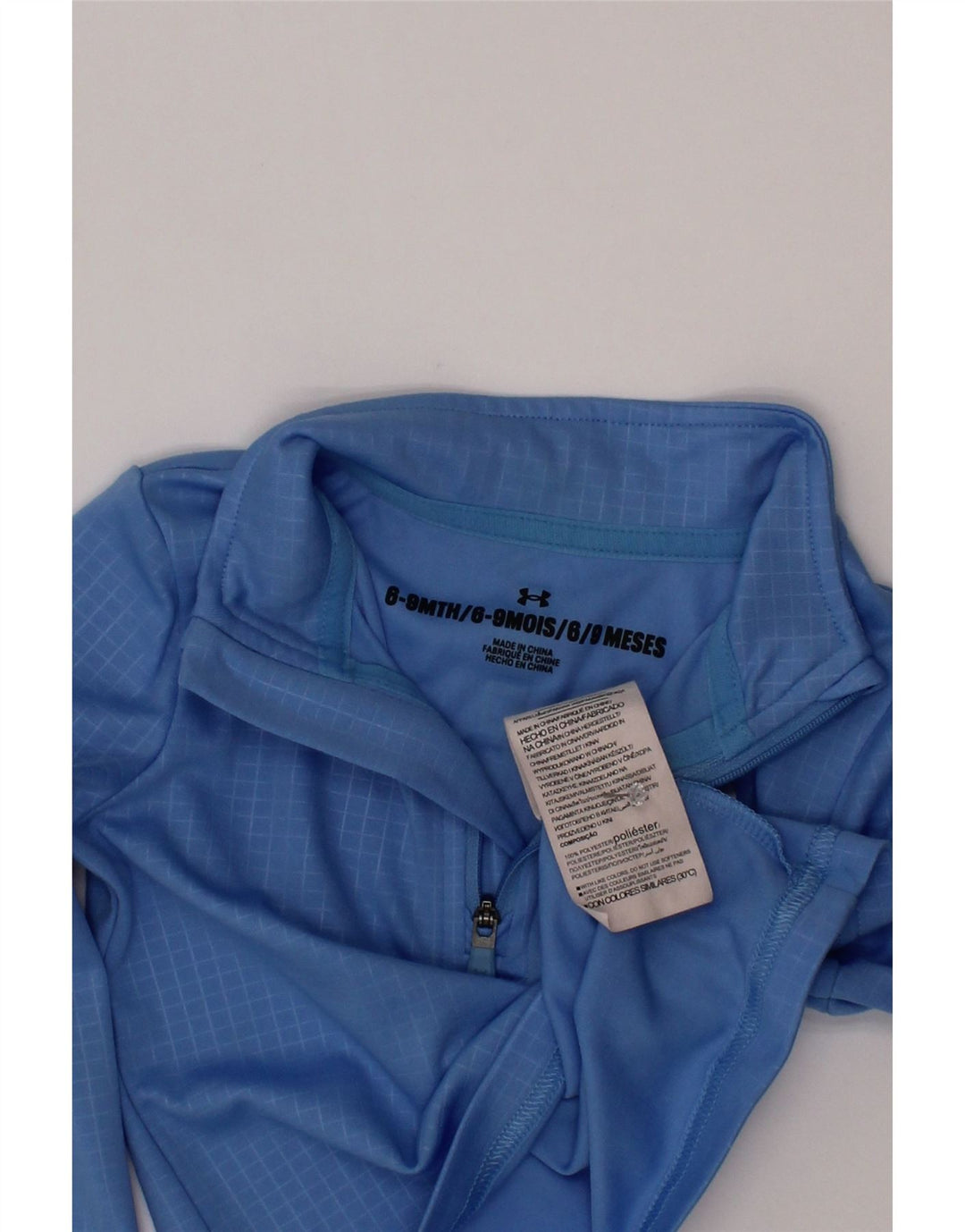 Tuta da ginnastica Under Armour per neonato, 6-9 mesi, a quadretti blu