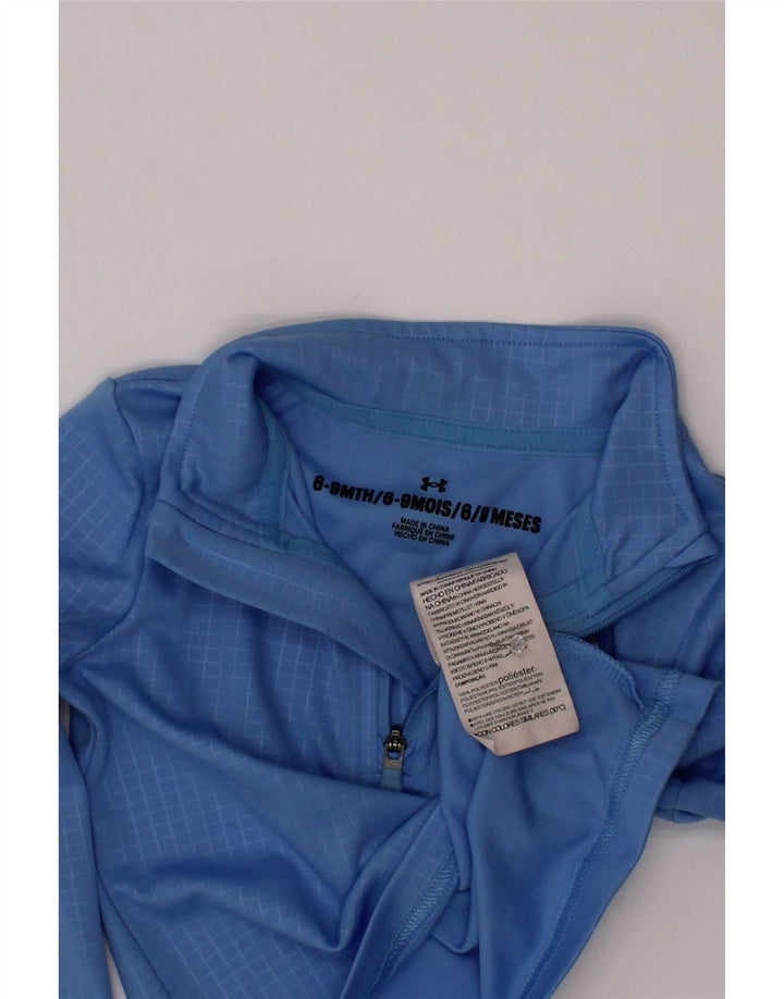 Tuta da ginnastica Under Armour per neonato, 6-9 mesi, a quadretti blu
