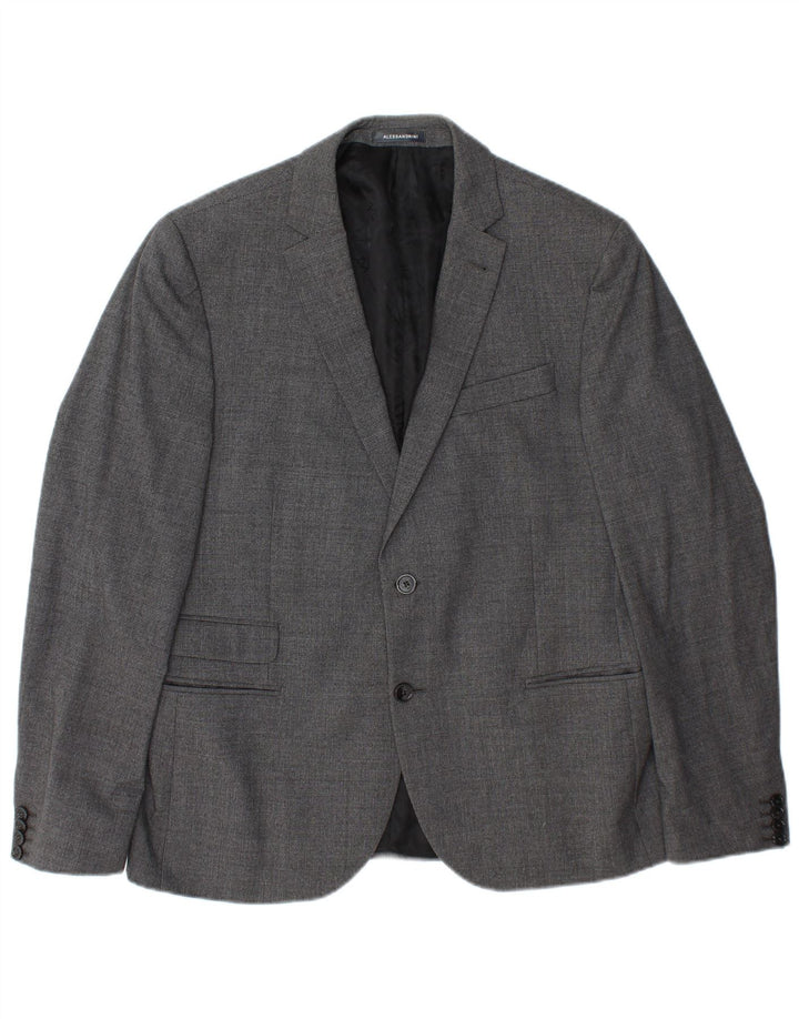 Giacca Blazer 2 Bottoni Uomo Daniele Alessandrini IT 52 XL Pied De Poule Grigio