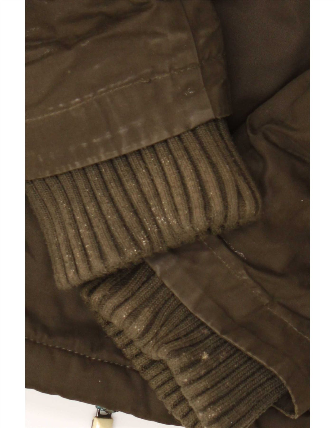 Giacca a vento con cappuccio da donna Superdry UK 18 XL Poliestere kaki