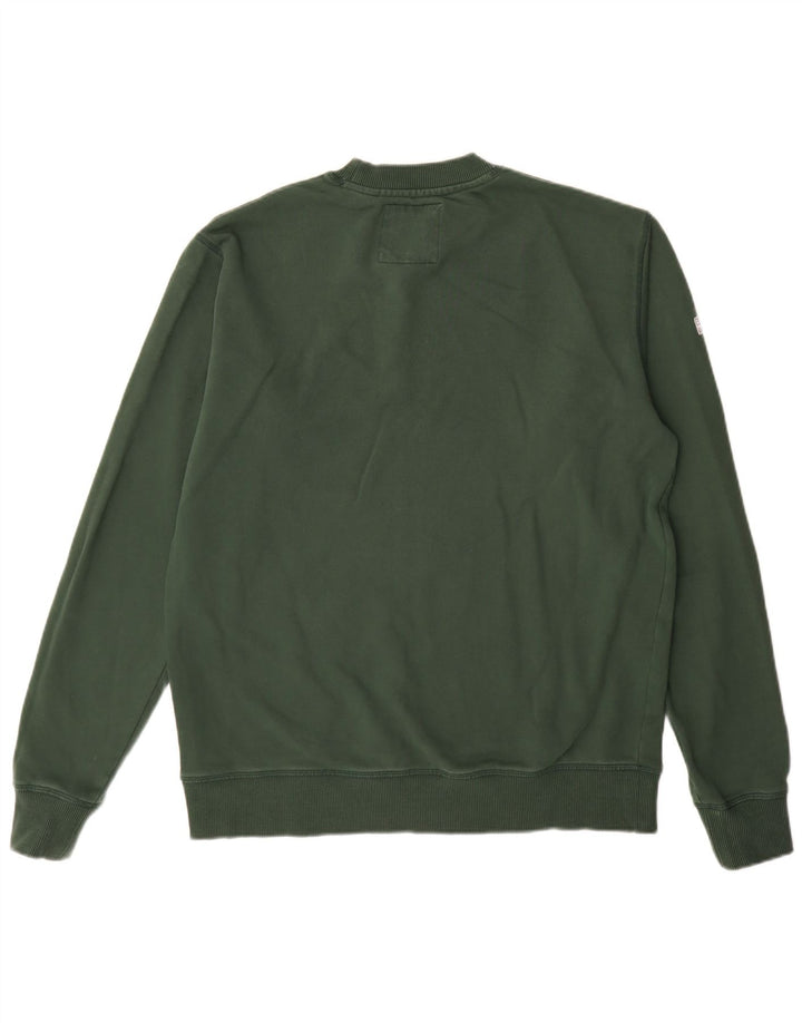 Felpa oversize con grafica da donna Superdry, maglione UK 10 piccolo verde