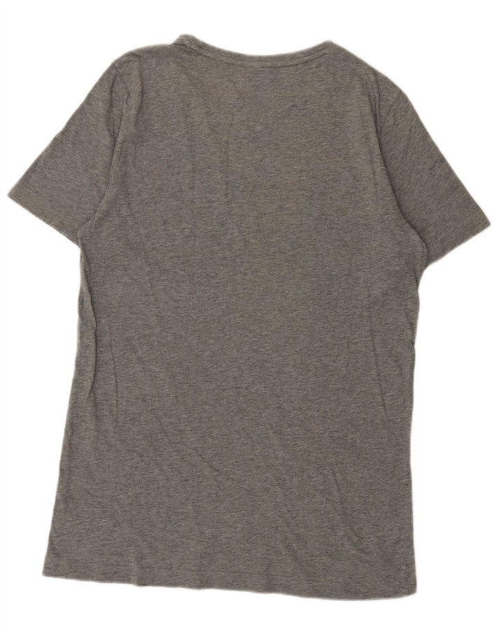 T-shirt grafica da uomo Puma Top grigio medio chiazzato