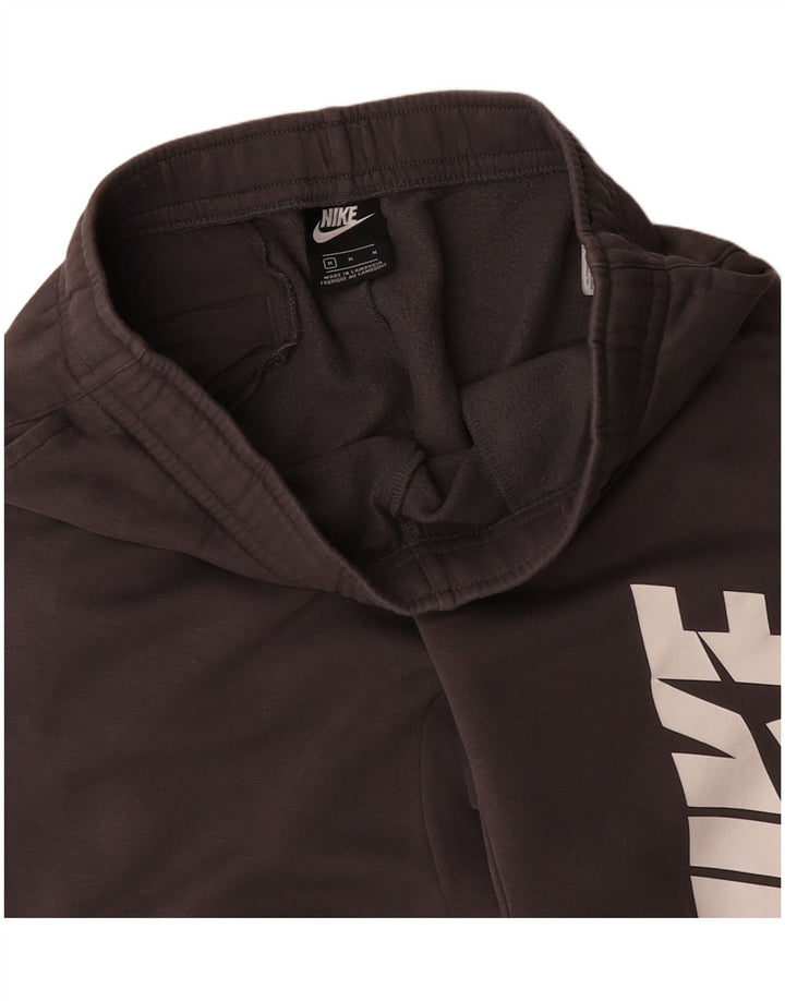 Pantaloni da tuta con grafica Nike da uomo, pantaloni da jogging, cotone grigio medio