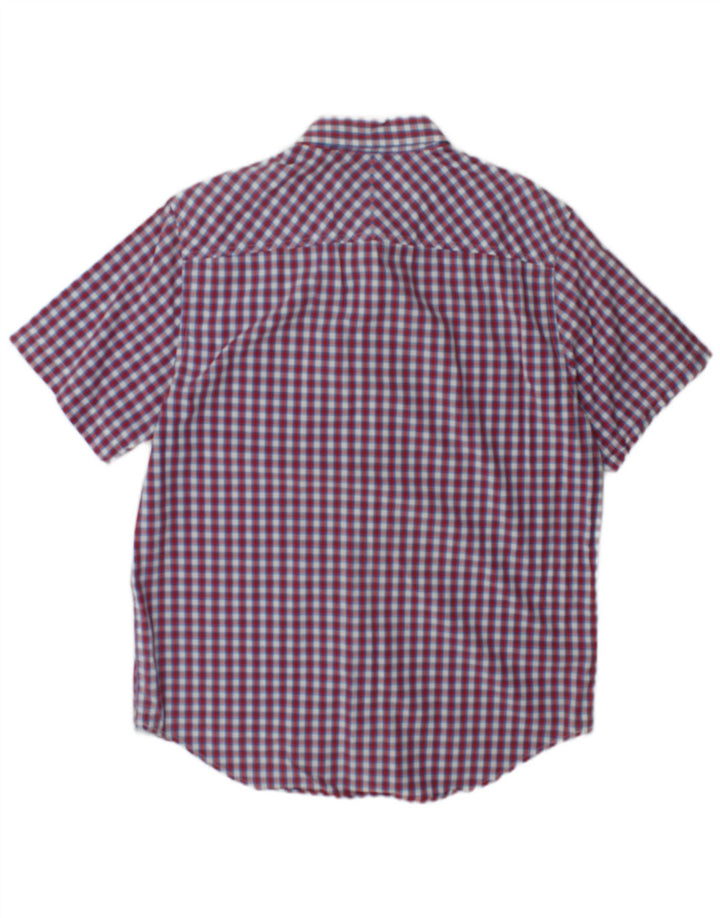 Camicia da uomo Timberland Earthkeepers a maniche corte vestibilità regolare grande quadri rossi