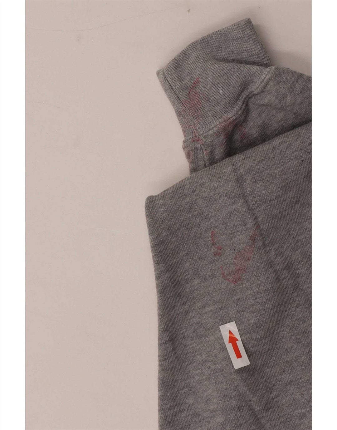 Felpa da uomo Marks & Spencer in cotone grigio medio