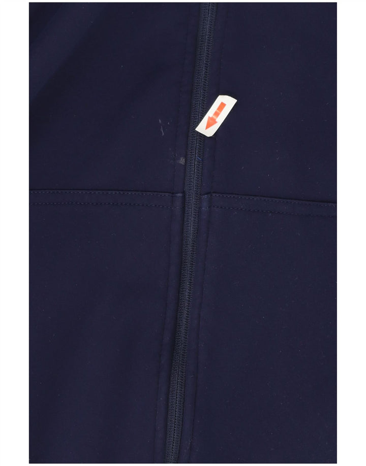 Maglione con cappuccio e zip da uomo Canterbury, grande, in poliestere color block blu navy