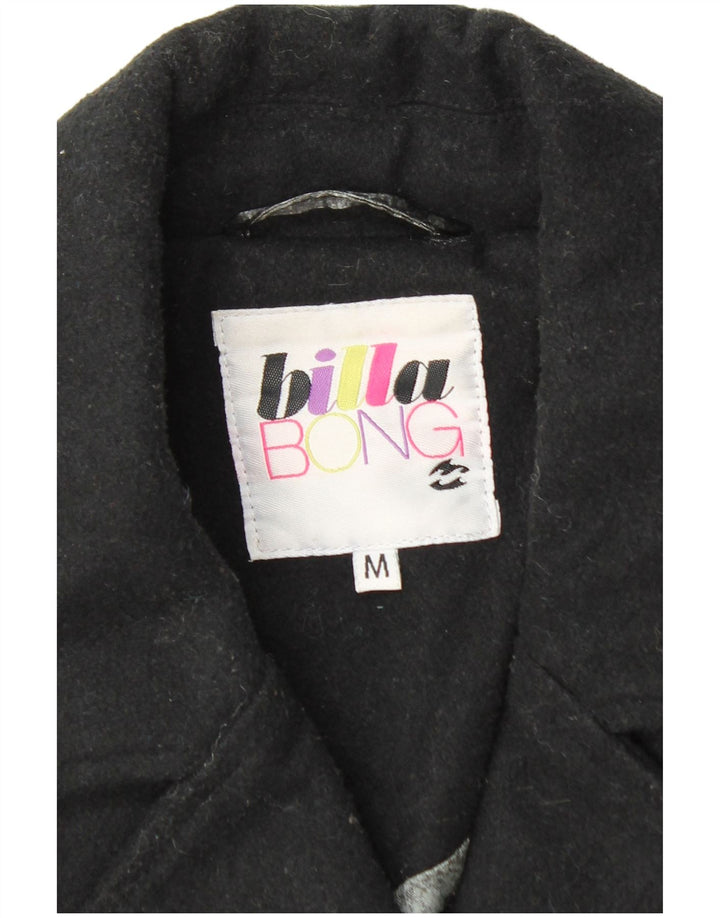 Cappotto da marinaio da donna BILLABONG UK 12 poliestere nero medio
