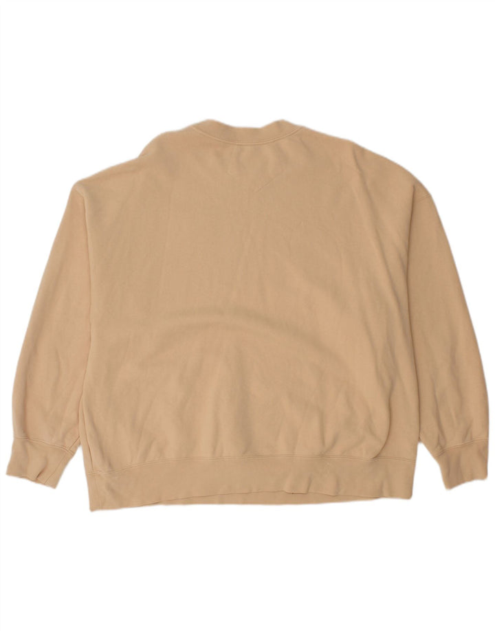 JORDAN Felpa oversize da uomo, maglione grande, cotone beige