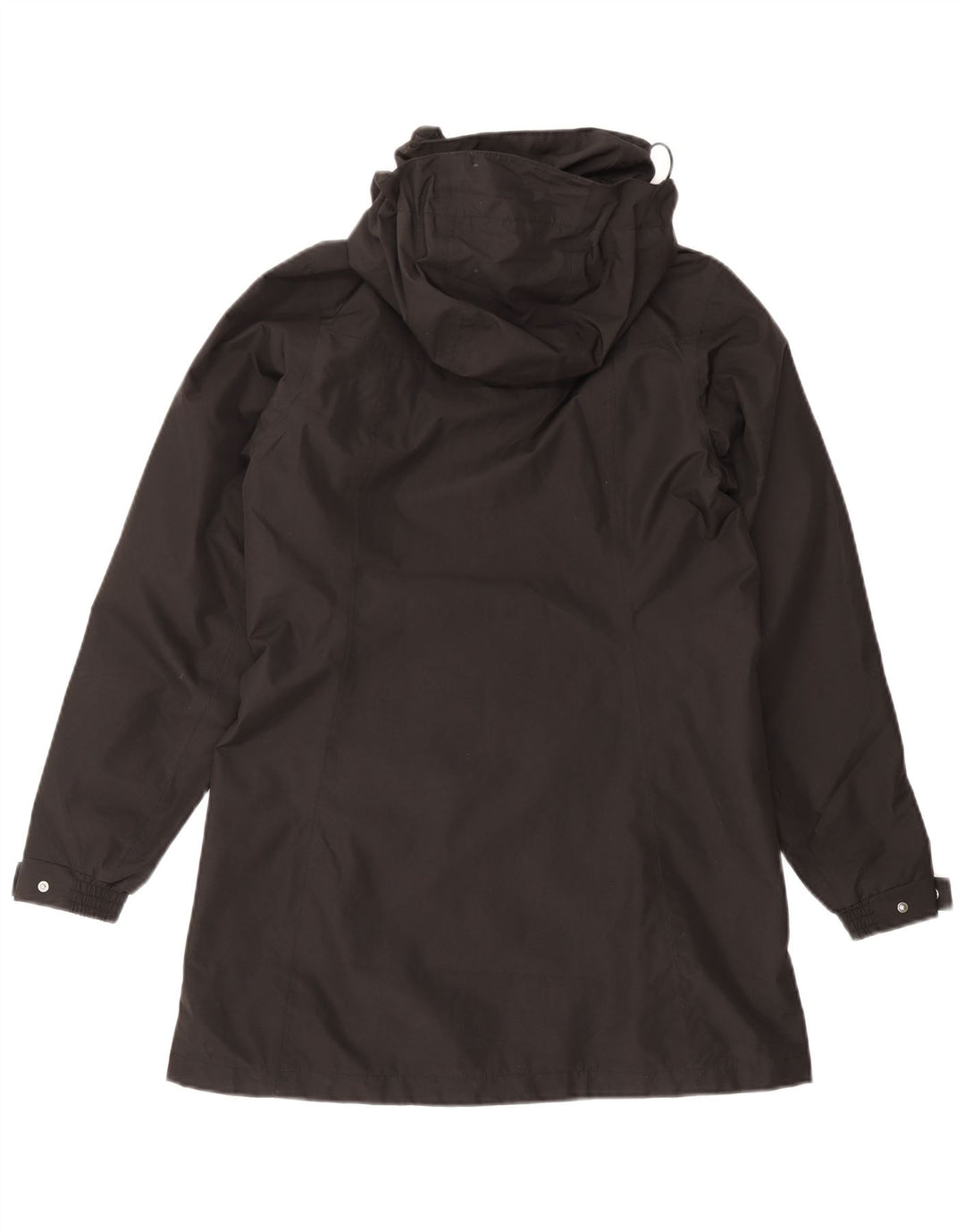 Cappotto giacca a vento con cappuccio da donna Helly Hansen UK 10 piccolo poliestere nero
