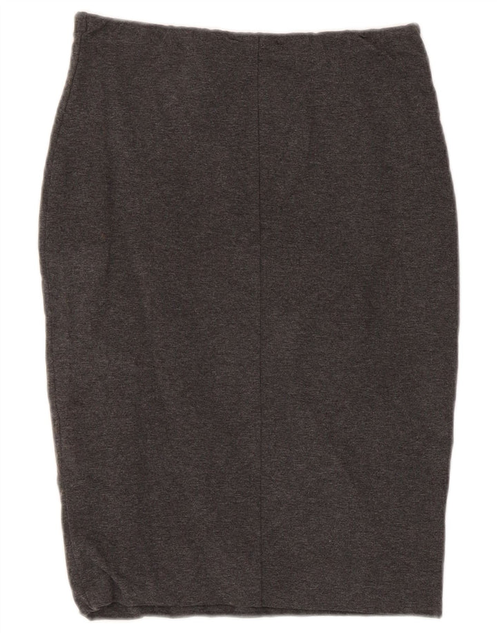 Gonna a tubino Zara da donna media W28 in cotone grigio