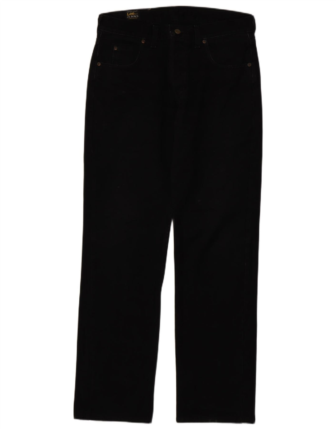 Jeans dritti da uomo LEE Seattle W34 L33 cotone nero
