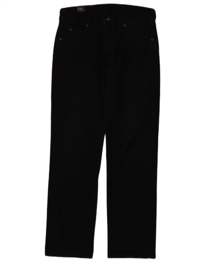Jeans dritti da uomo LEE Seattle W34 L33 cotone nero
