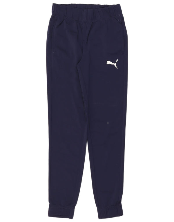 Pantaloni da tuta da donna Puma Joggers UK 10 Small Poliestere blu navy