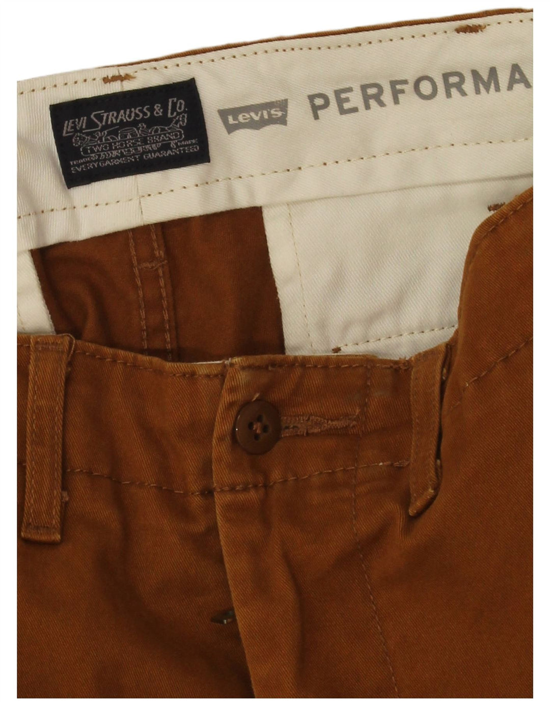Pantaloni chino dritti da uomo Levi's W30 L26 Marrone