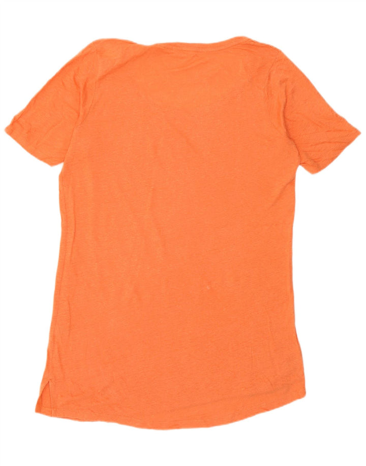 T-shirt oversize da donna Fat Face Top UK 10 piccola arancione