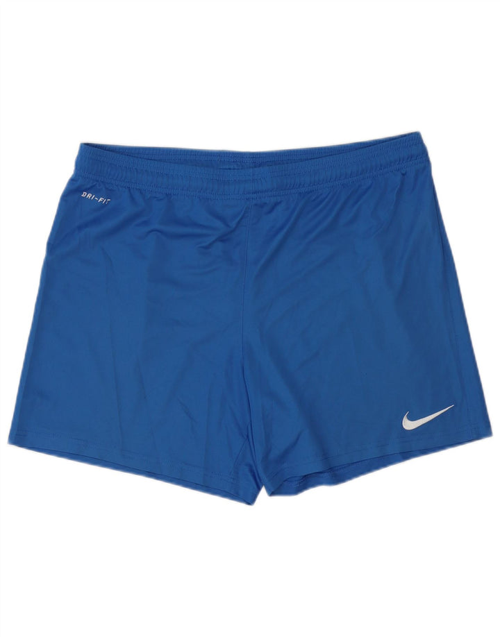 Pantaloncini sportivi Nike Dri Fit da uomo, grandi, in poliestere blu