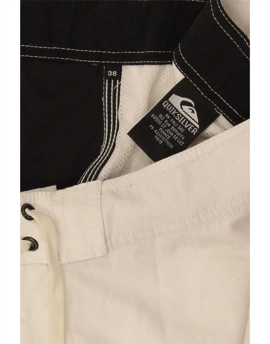 Pantaloncini da bagno grafici da uomo Quiksilver XL poliestere color block nero