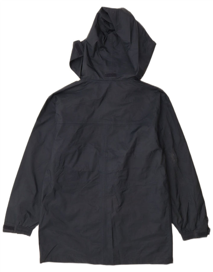 Impermeabile con cappuccio da ragazzo John Lewis 13-14 anni in nylon blu navy
