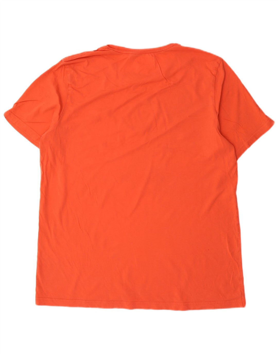 T-shirt da uomo Tommy Hilfiger Top Large in cotone arancione