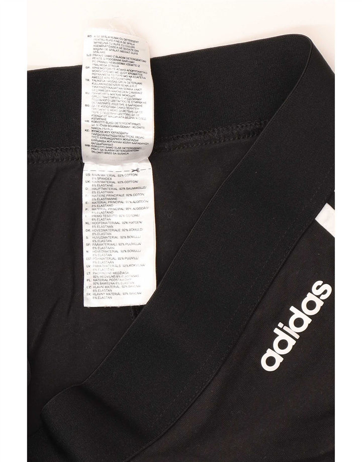 Leggings Adidas da donna UK 12/14 cotone nero medio