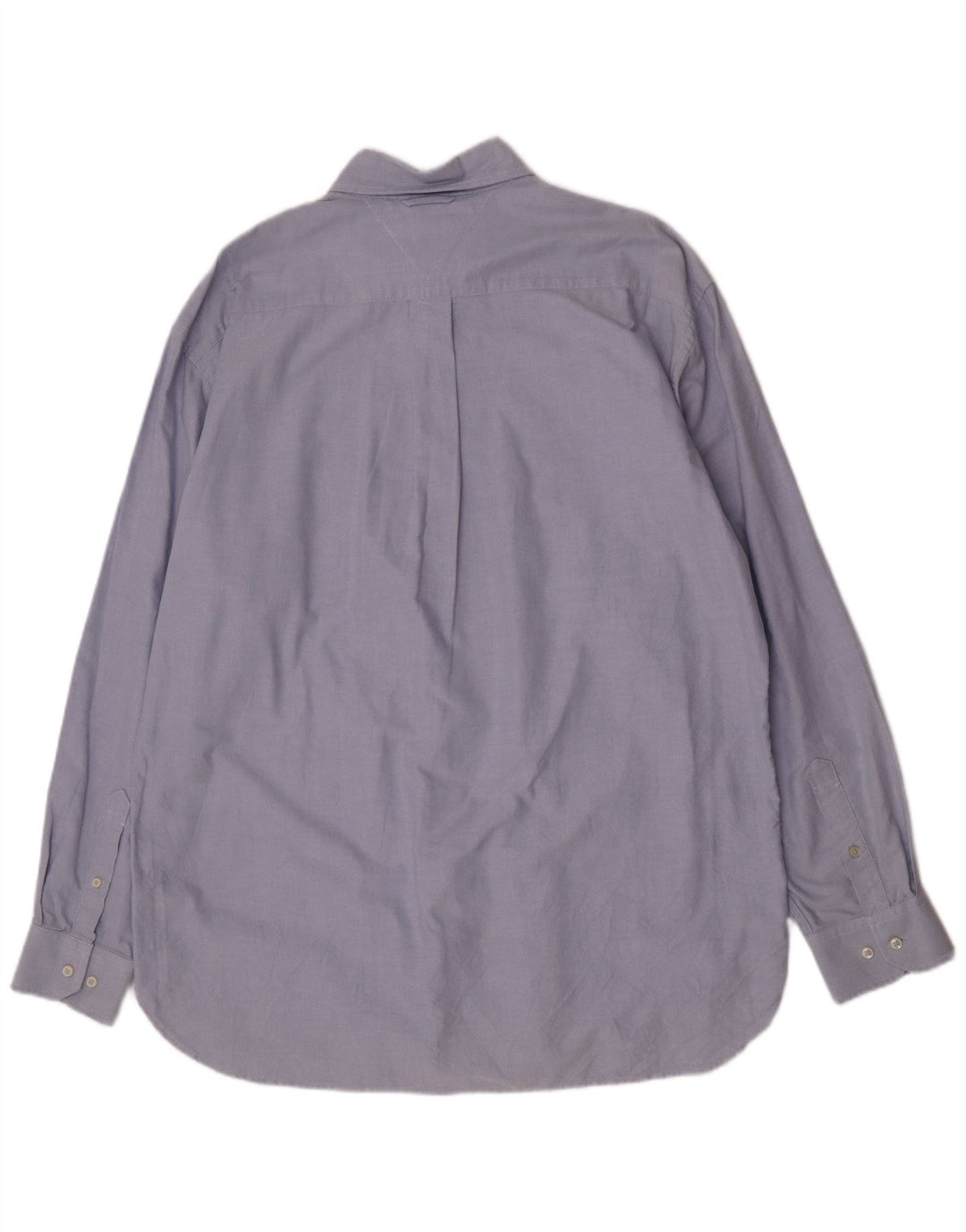 Camicia da uomo Regular Fit Tommy Hilfiger Large in cotone blu