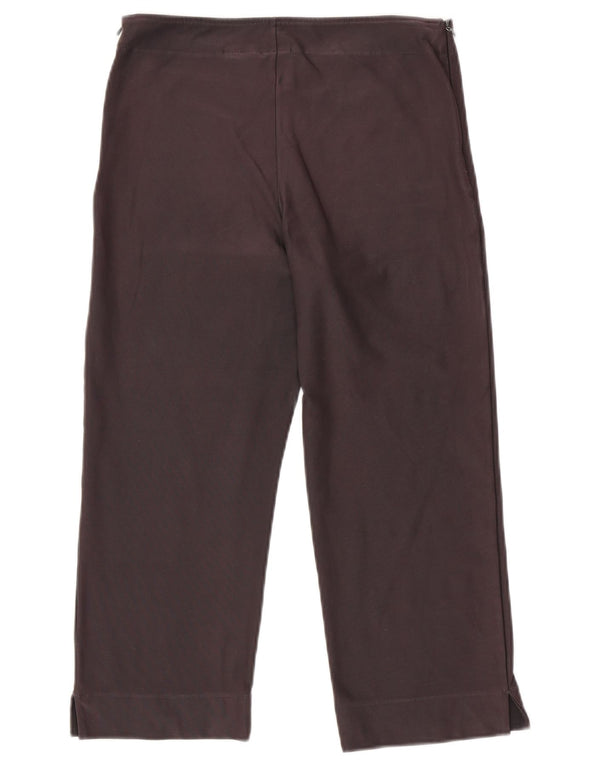 Pantaloni da tuta Capri Dri Fit da donna NIKE UK 12/14 Large in cotone grigio