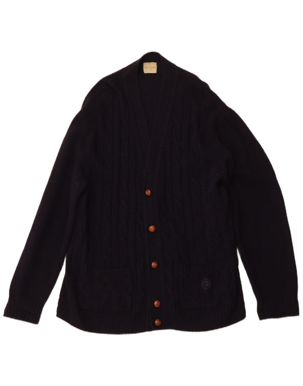 Maglione Cardigan Uomo TRUSSARDI Blu Navy Medio