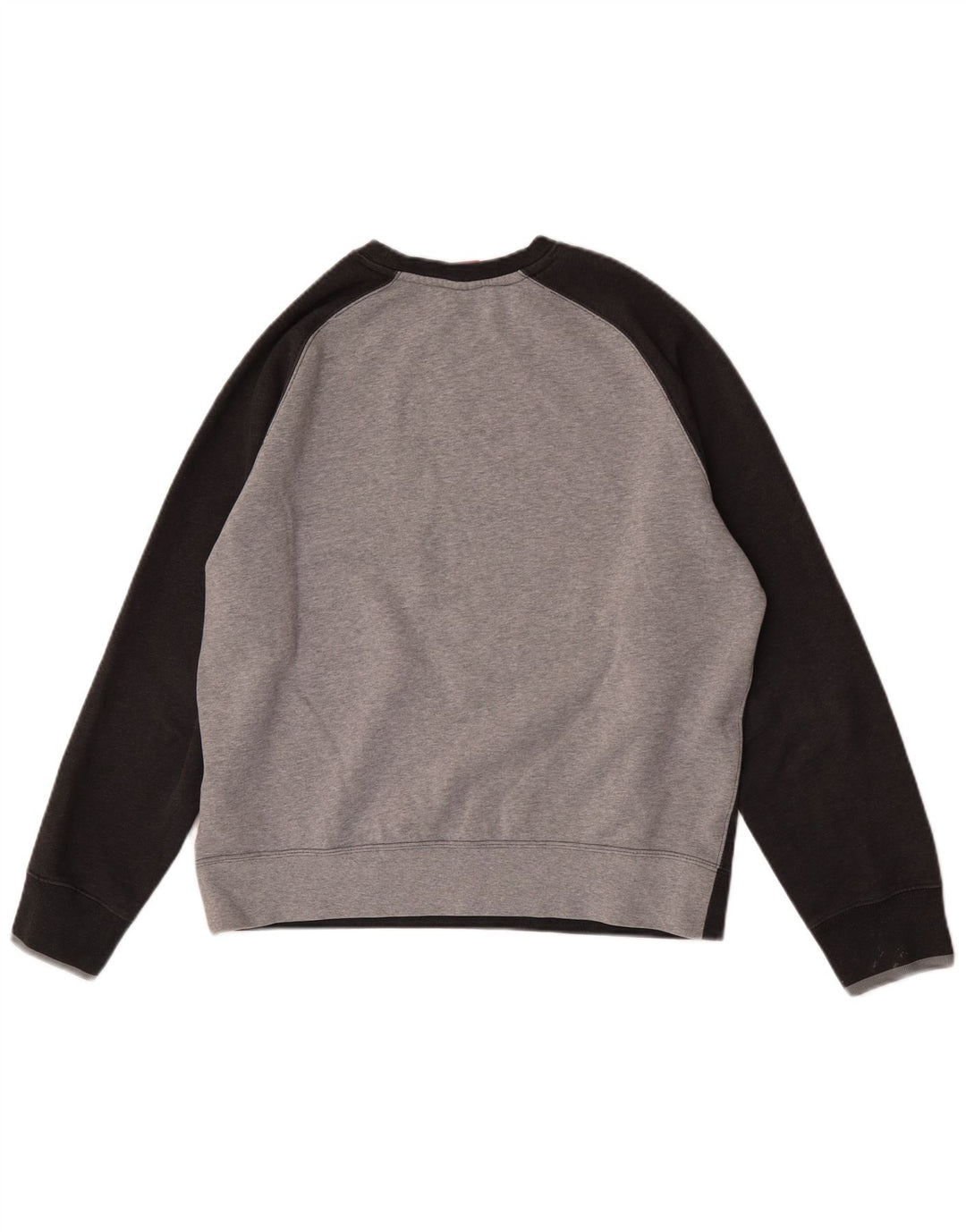 Felpa grafica Nike da uomo, maglione grande, cotone nero